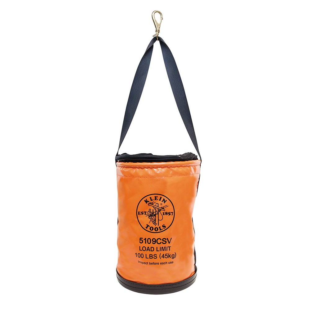 Klein Tools Vinyl Top-closing Bucketwith Swivel Snap