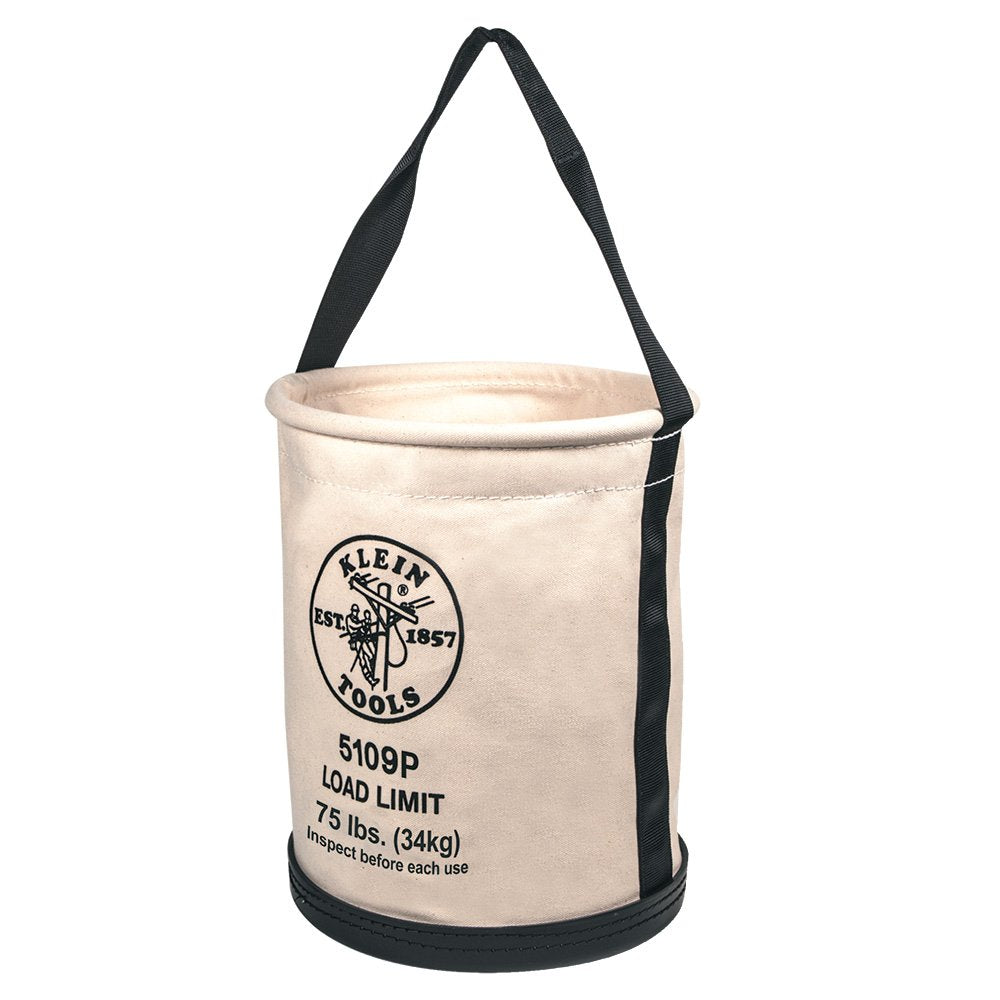 Klein Tools 12"DIAX15"H Canvas Bucke