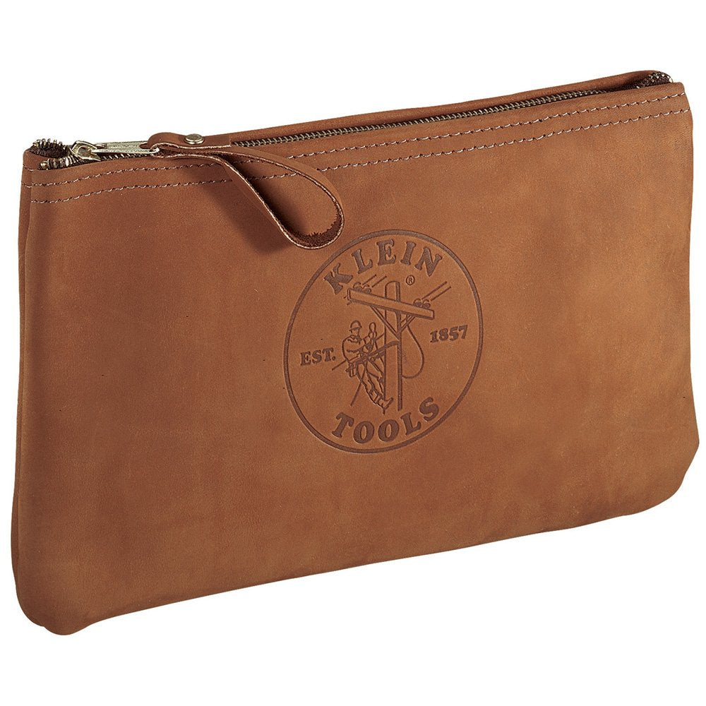 Klein Tools Leather Accessory Bag