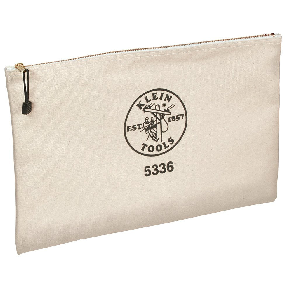 Klein Tools Canvas Contractors Zipper Portfolio