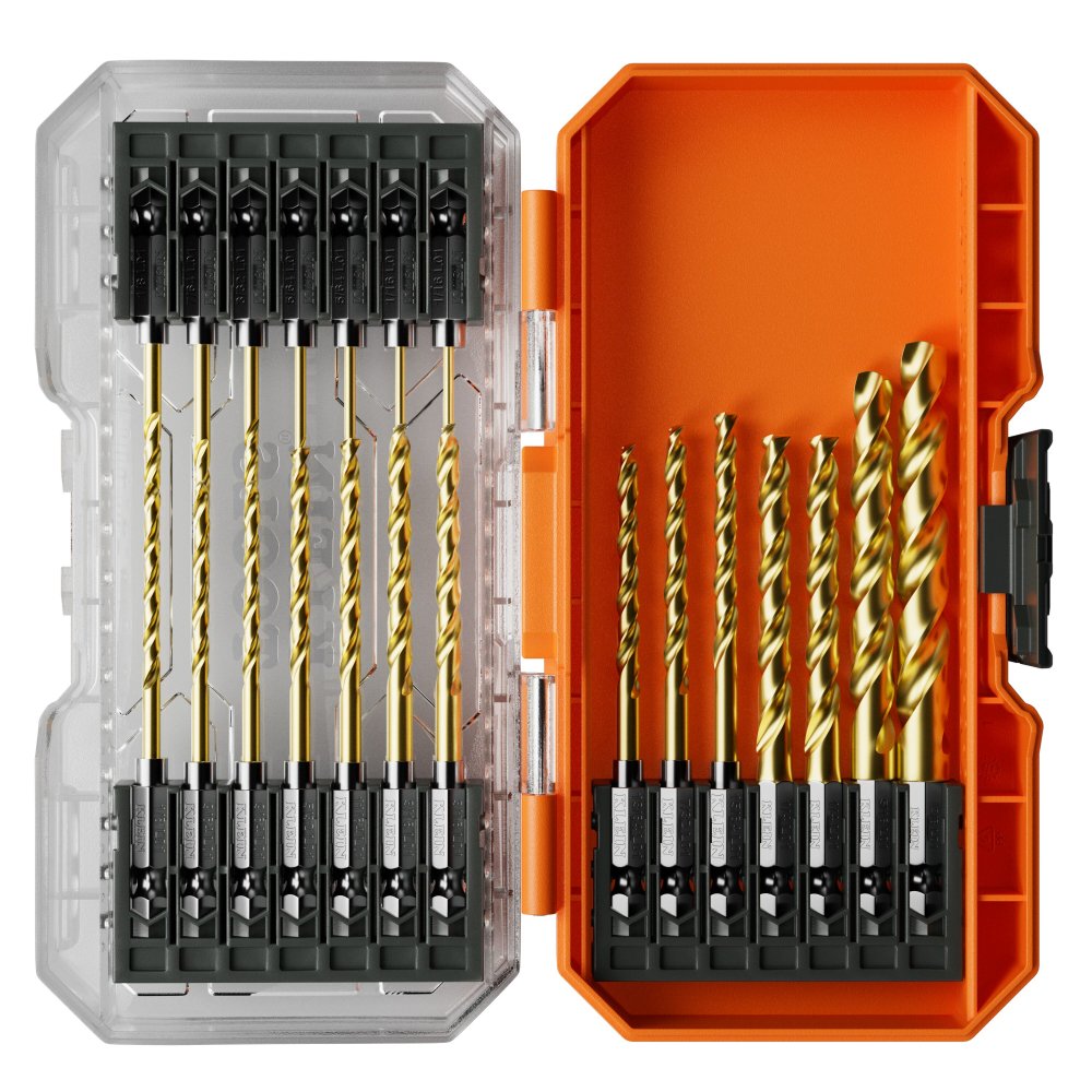 Klein Tools Titanium Drill Bit Set 21-PIECE