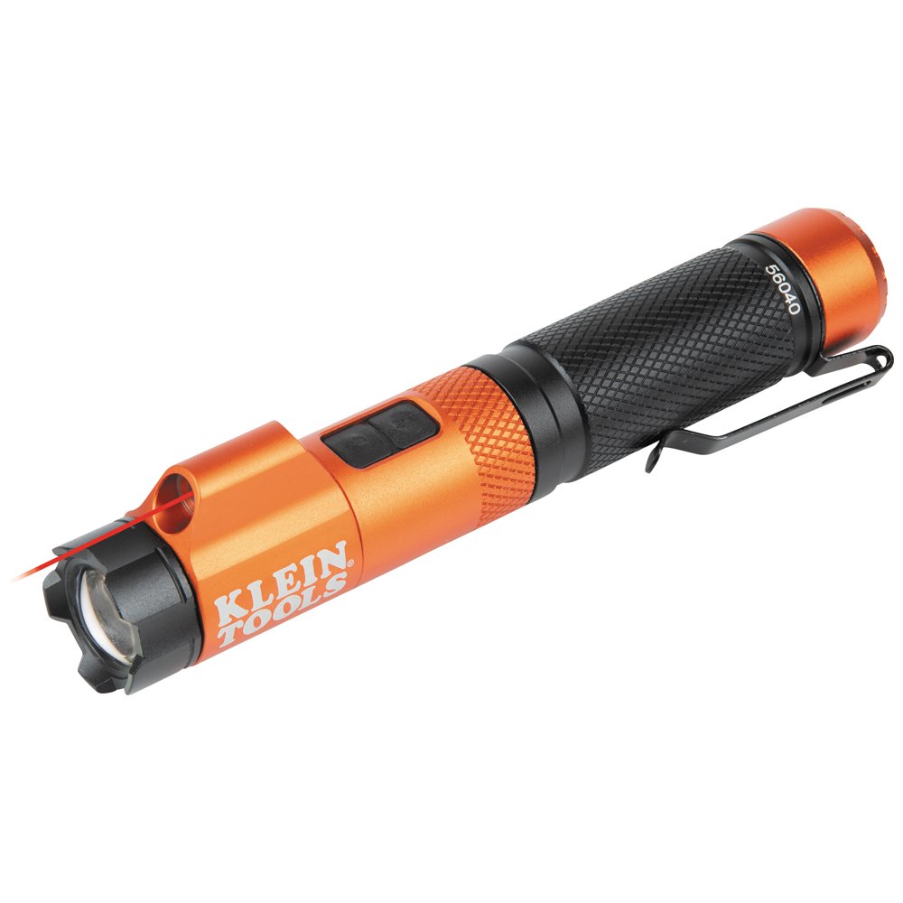 Klein Tools Rechargeable Focus Flashlight With Laser