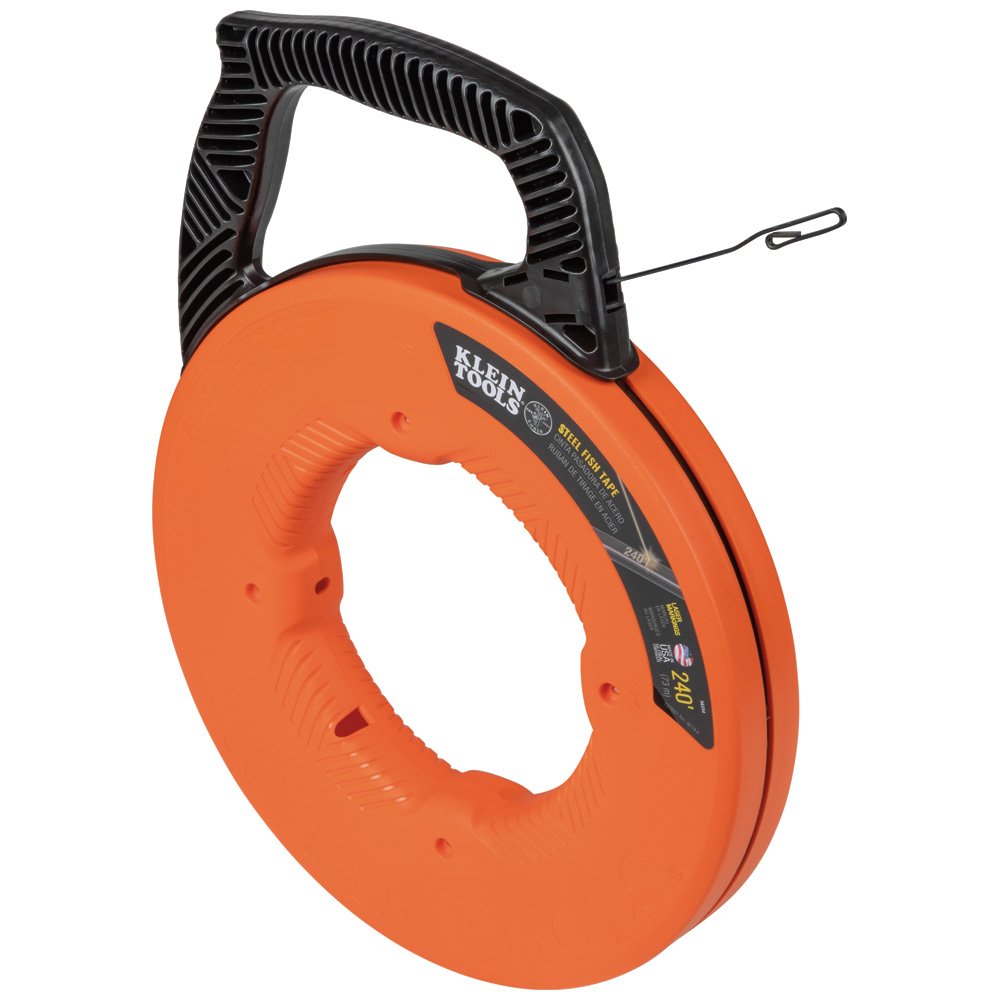 Klein Tools Steel Fish Tape 1/8-INCH X 240-FOOT