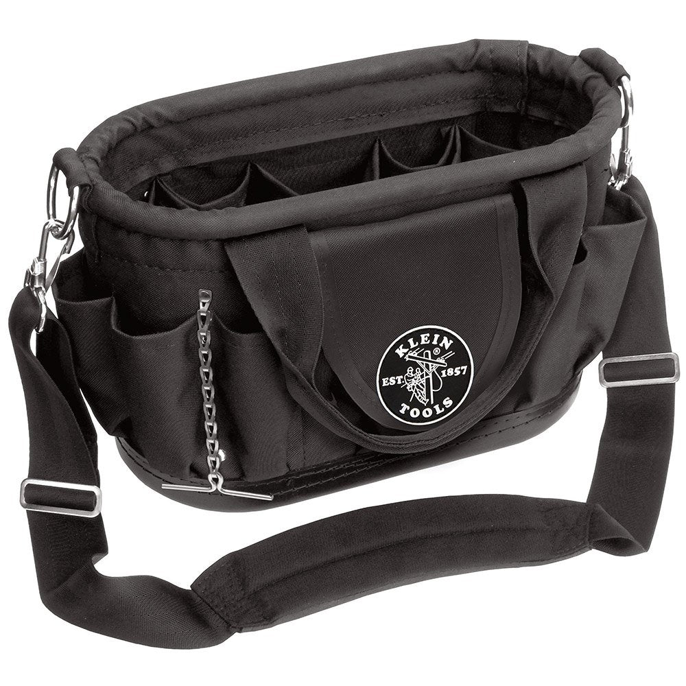 Klein Tools 17 Pocket Tool Tote W/SHOULDER Strap