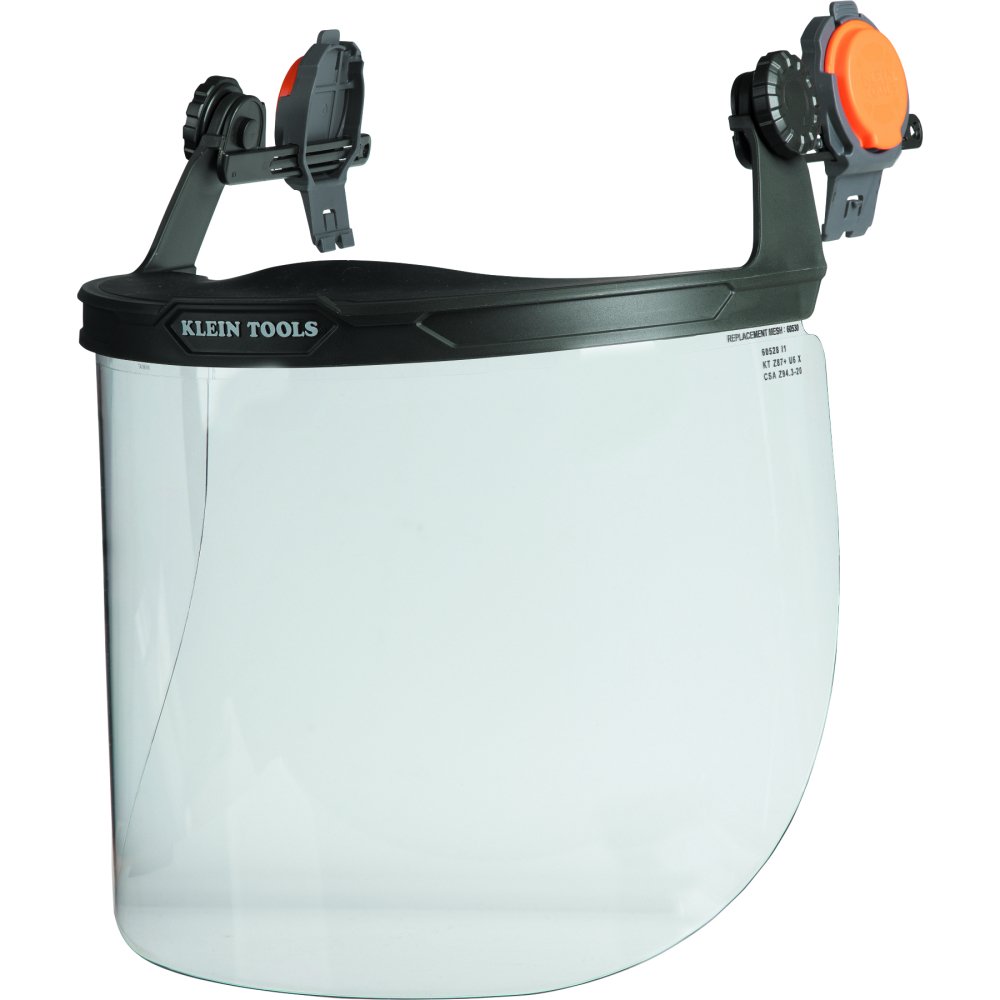 Klein Tools Face Shield Full Brim Hard Hat Clear