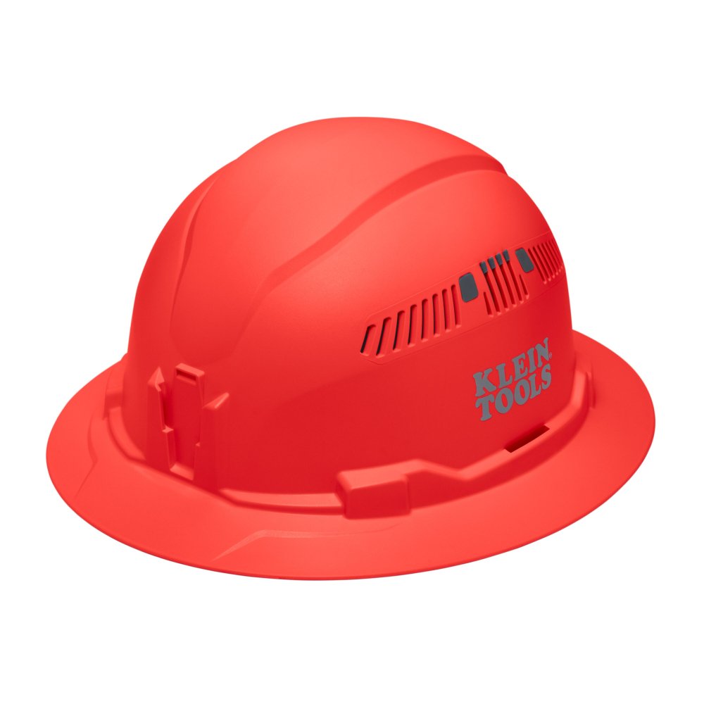 Klein Tools Hard Hat Vented Full Brim Style Orange