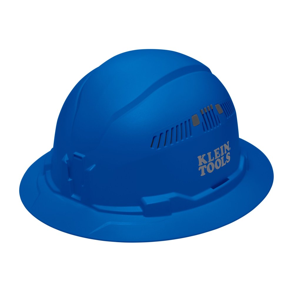 Klein Tools Hard Hat Vented Full Brim Style Blue