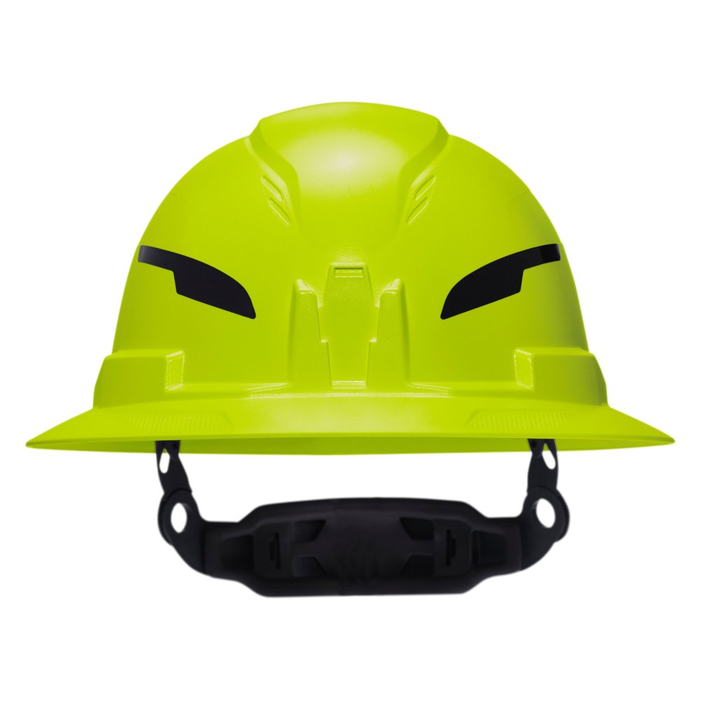 Klein Tools CL E T-2 Hard Hat NV Full BRM W/STRP HI VIS LM