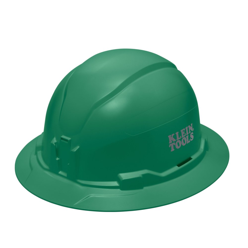Klein Tools Hard Hat Non-vented Full Brim Style Green
