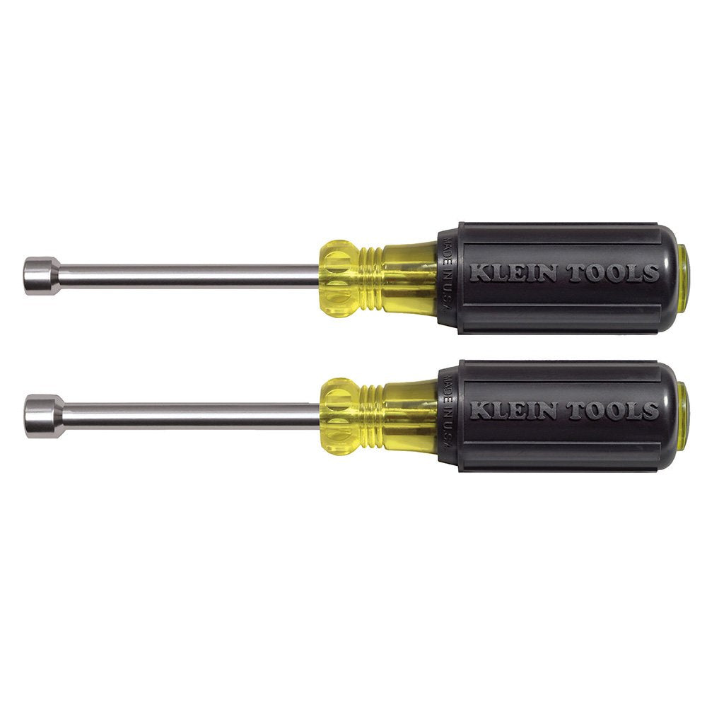 Klein Tools Nut Drvr ST 2 PC Ma;gnetic 3" Shaft Cshn GP