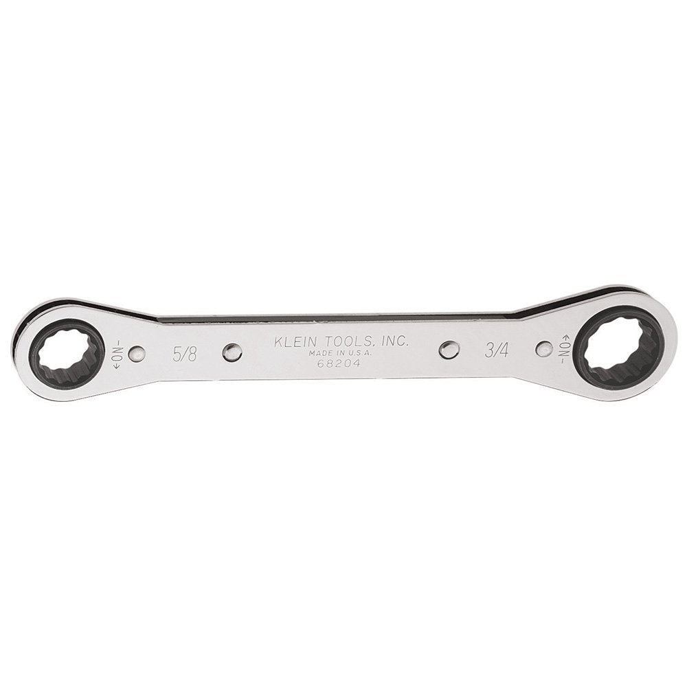 Klein Tools 5/8"X3/4"DOUBLE Hex Ratc, 6/Box