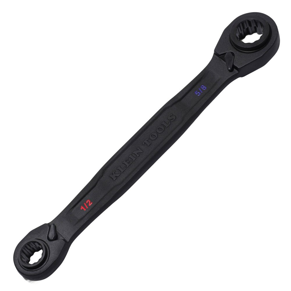 Klein Tools 4-IN-1 Ratcheting Wrench Medium