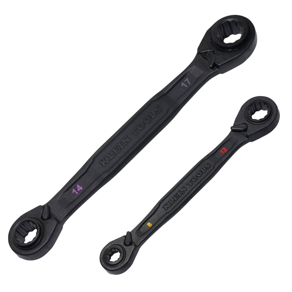 Klein Tools 4-IN-1 Ratcheting Wrenchset Metric 2-PIECE