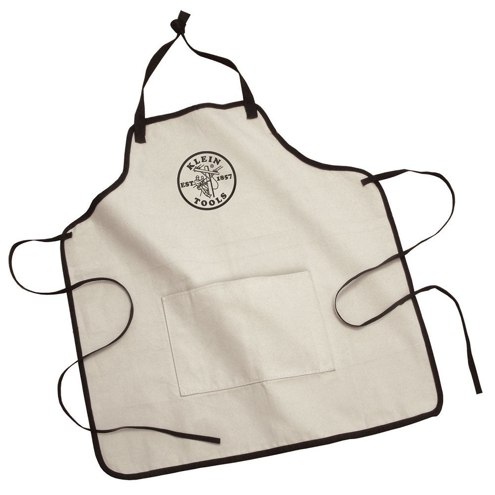 Klein Tools Canvas Apron Natural W/;BLK Linemanæs Logo