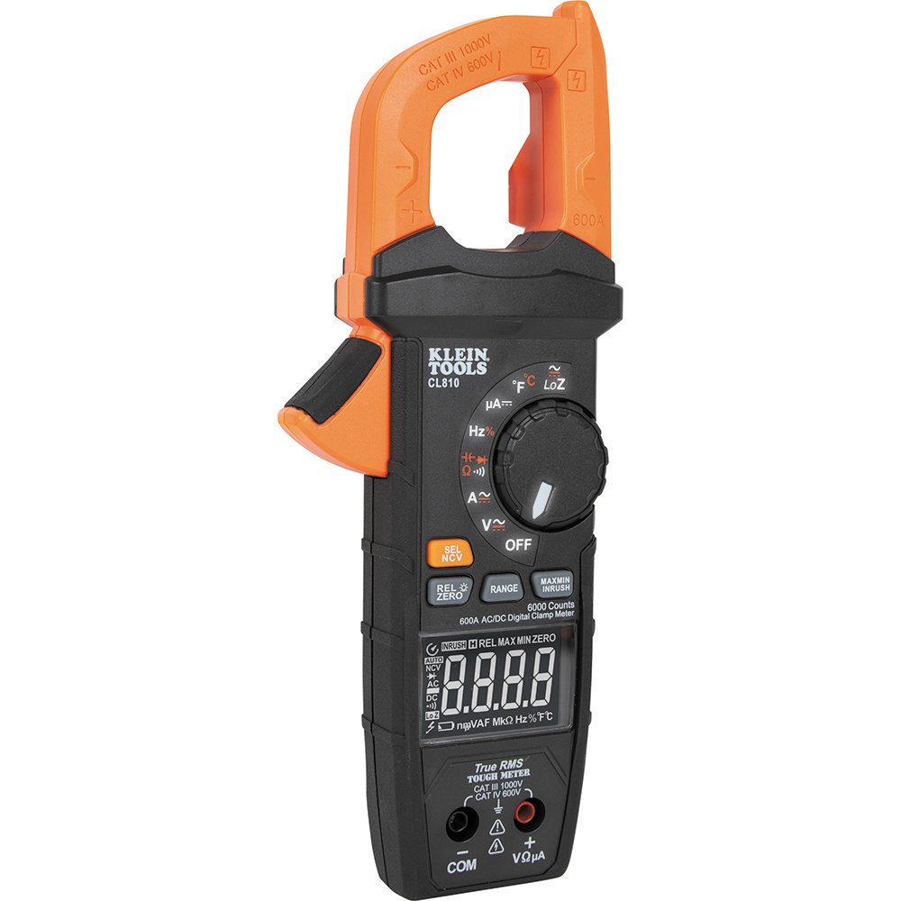 Klein Tools 600A AC/DC Autorange Trms Clampmeter W Worklight