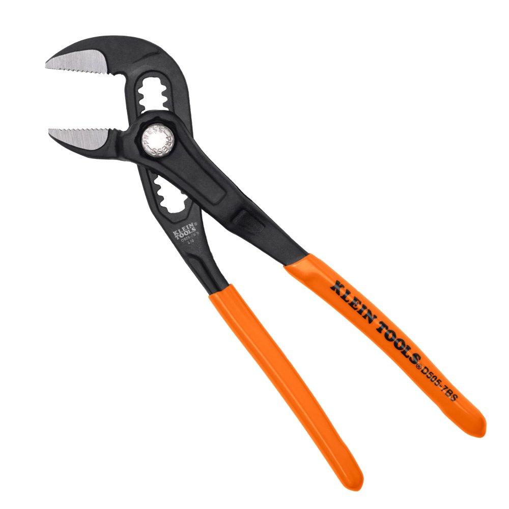 Klein Tools Straight Jaw Quick-adjust Pump Pliers 7-INCH