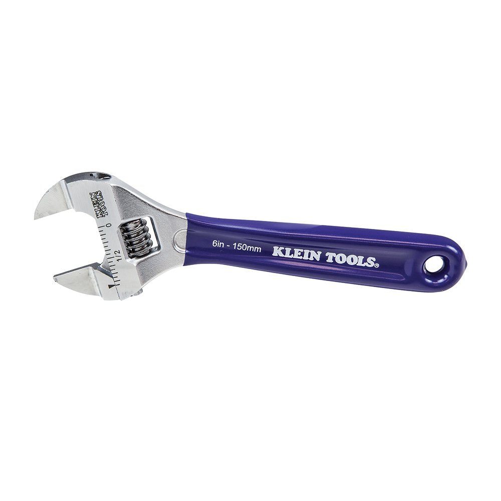 Klein Tools Slim-jaw Adjustable Wrench 6"