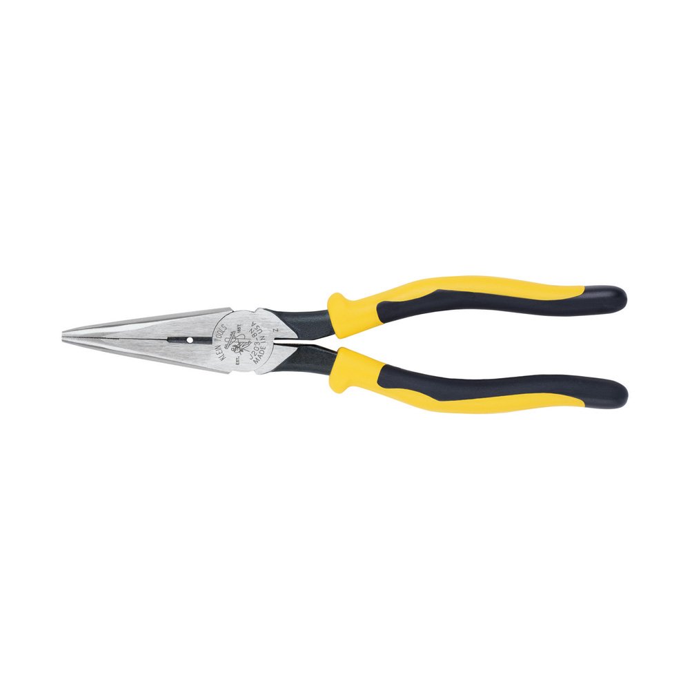 Klein Tools 72112-0 Journeyman Longnose Plier Skinning Hole
