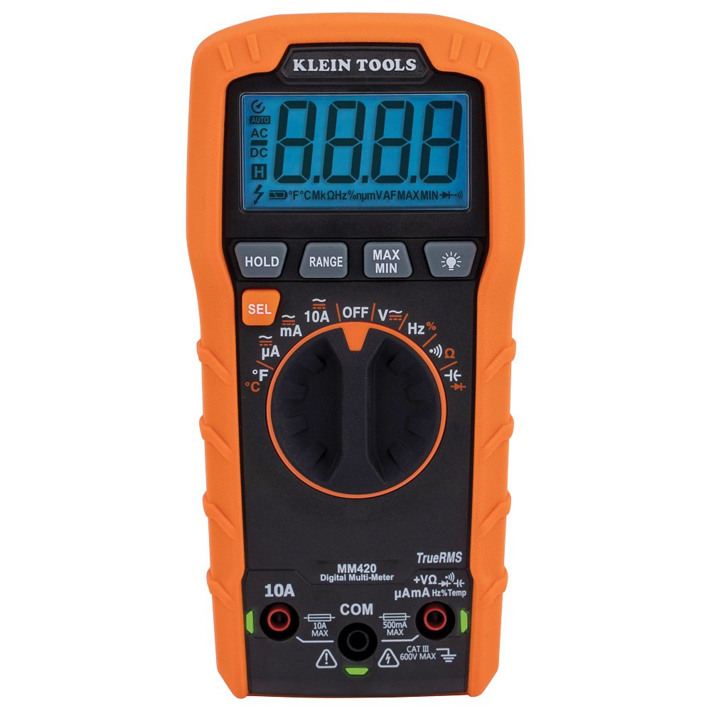 Klein Tools Multimeter Trms Auto 600V Temp