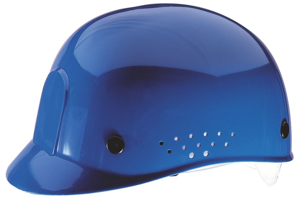 MSA Bump Cap W/ADJ Susp Blue