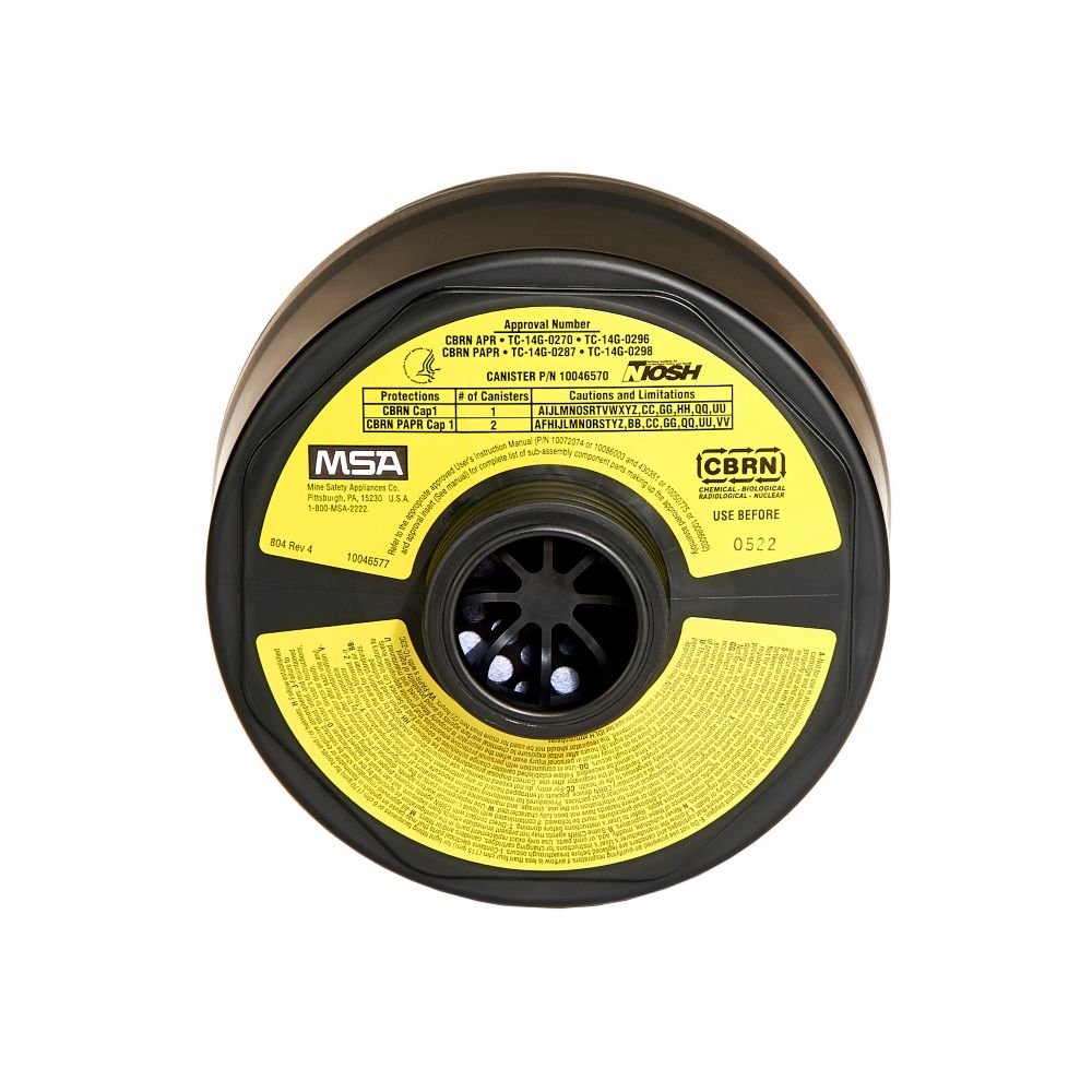 MSA Canister Cbrn PKG Threaded