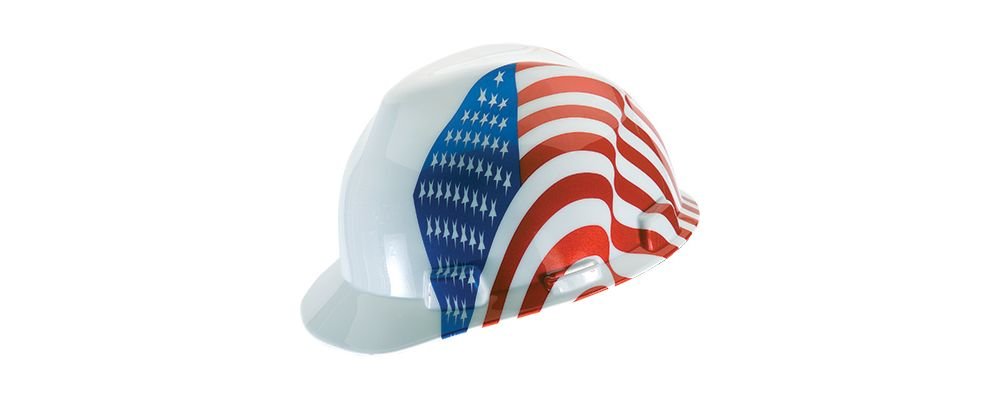 MSA Vgaurd Amflag USA Fbprotective Cap
