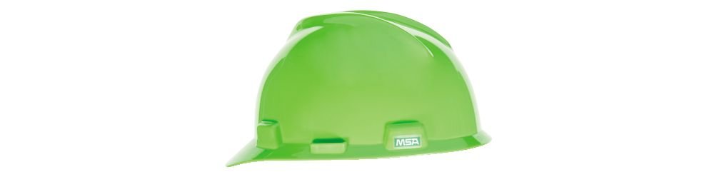 MSA Cap VGD STD 1-TOUCH Bright Lime Green