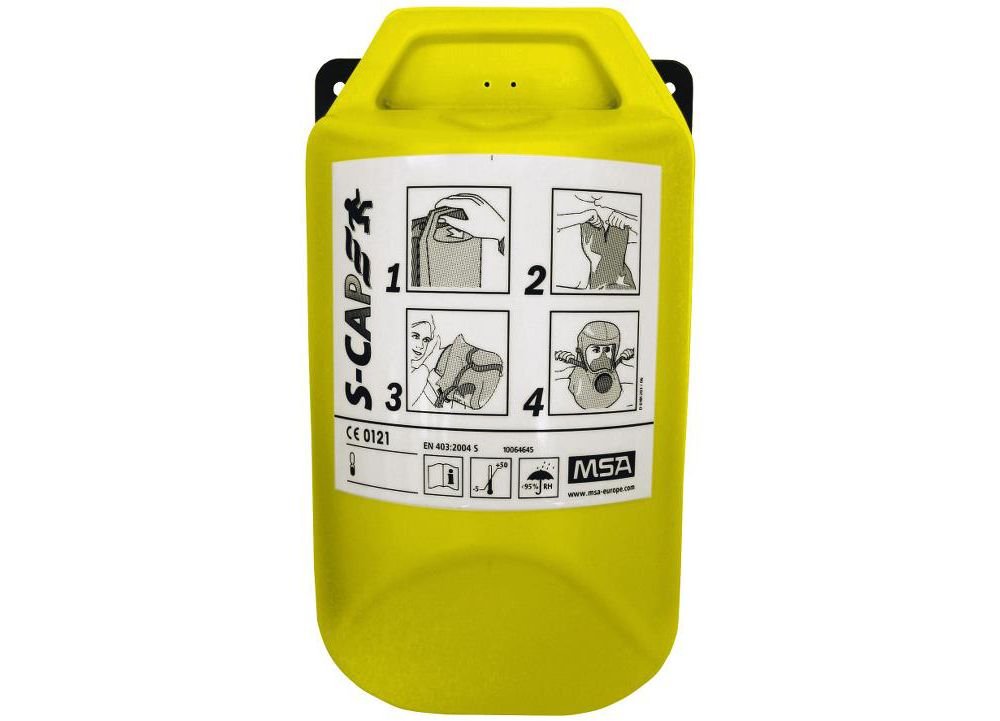 MSA Escape Hood S-cap IN Wall Box
