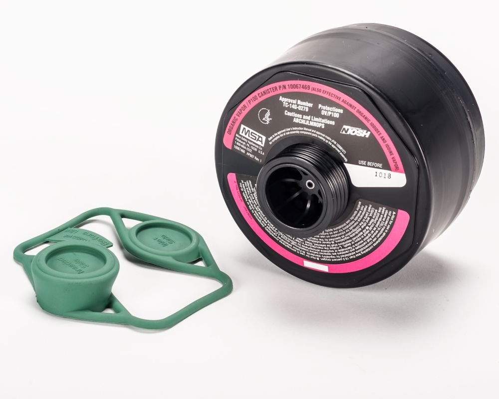 MSA Canister Assy. Threaded OV/P100
