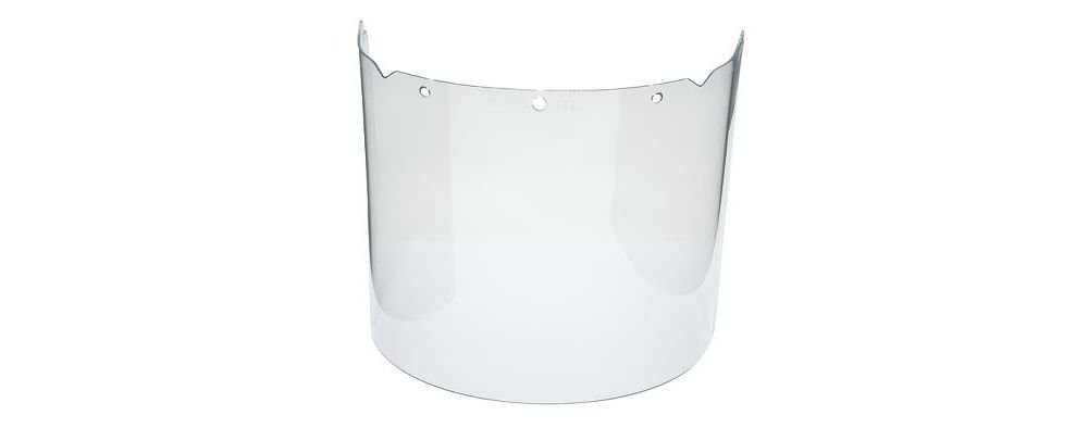 MSA Visor-plastic-propionateclear, 5/Box
