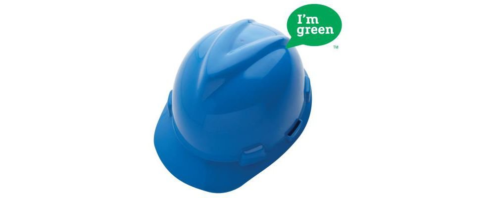 MSA CAP/ V-gard GREEN/ Colorblue
