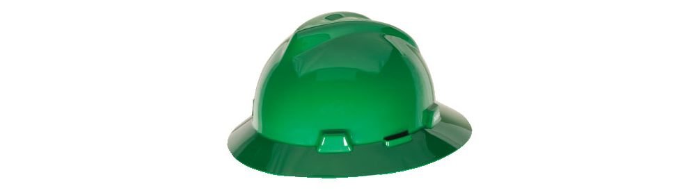MSA Green V-gard Slotted