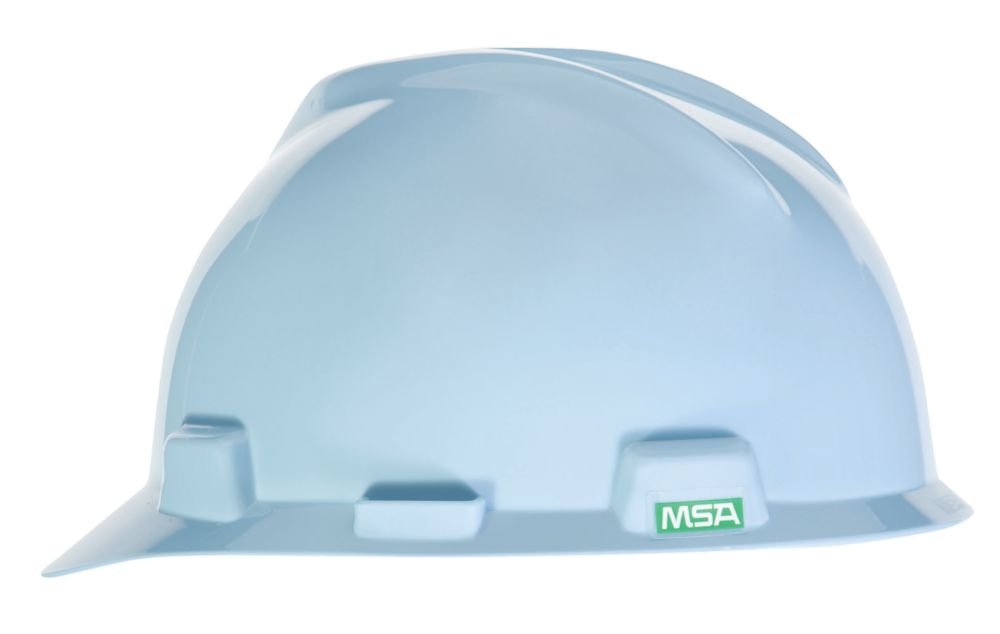 MSA Light Blue Slotted V-gar, 20/Case