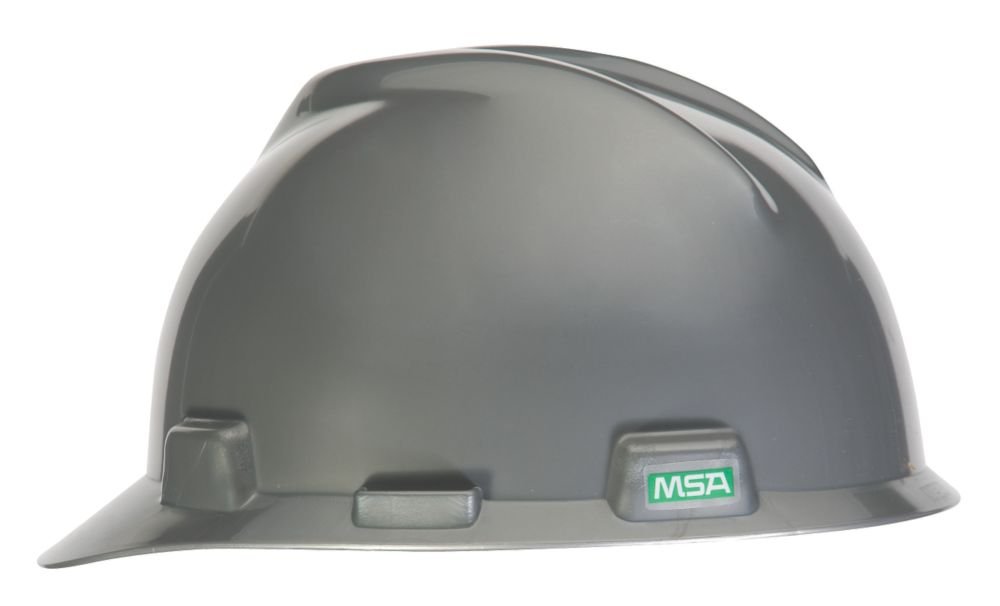 MSA Silver V-gard Hard Cap