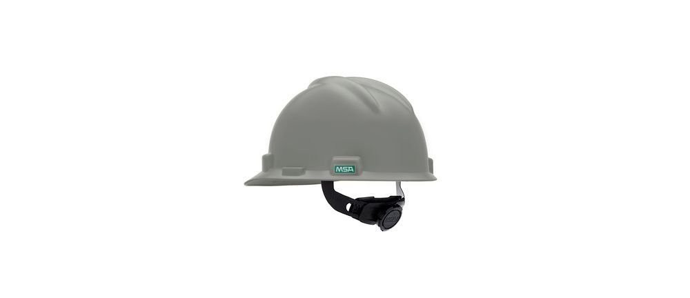 MSA Cap V-gard Fas-trac STD Silver