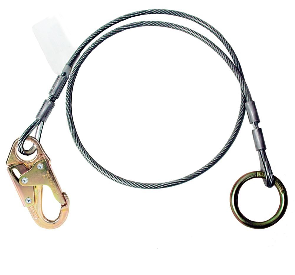 MSA Anchorage Connector Extcable 36C Snaphook Oring