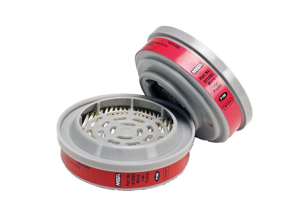 MSA Advantage Respirator Cartridge Micro LOW P100, 2/Pack