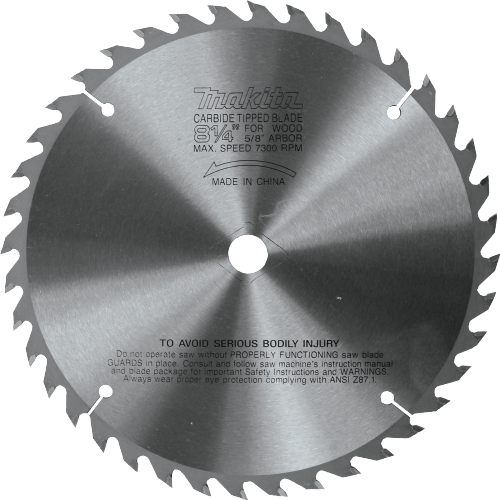Makita 8-1/4" X 5/5" 40T Carbide Blade