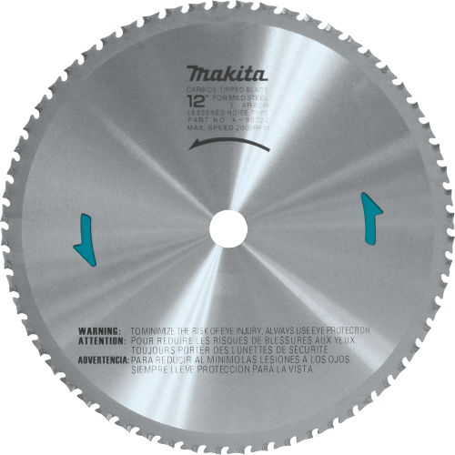 Makita 12"X60T Carbide Tipped DRY Cut Metal Blade