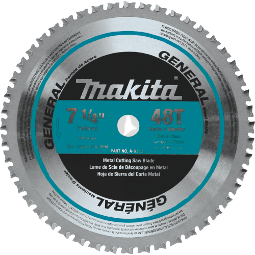 Makita 7-1/4" X 48 Tooth Carbide Tip Metal Saw Blade