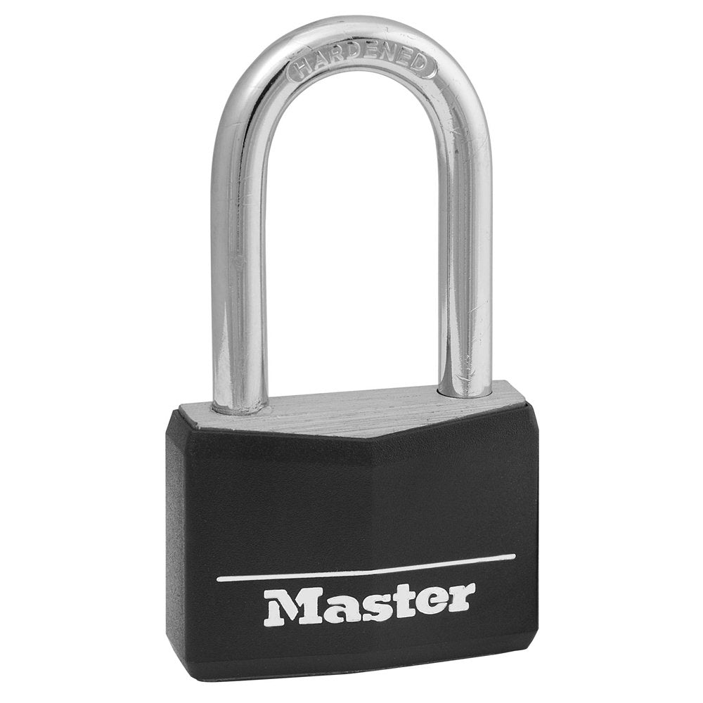 Master Lock 4 Pin Tumbler Padlockkeyed Diff. Black Brass, 4/Box