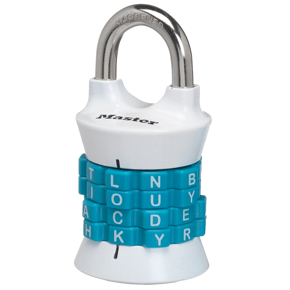 Master Lock 1-1/2" Zinc Alpha Barrelcombination Padlock