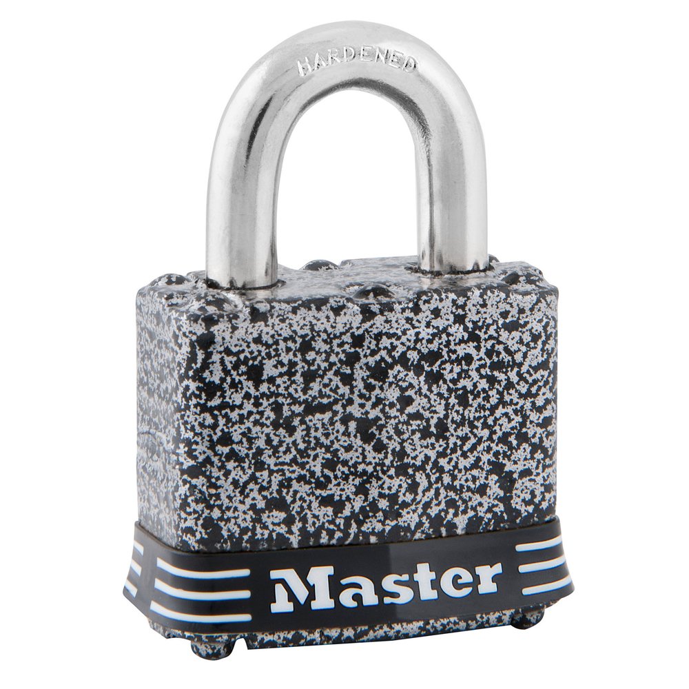 Master Lock 4 Pin Tumbler Padlock Keyed Diff. Corrozex Coate, 4/Box
