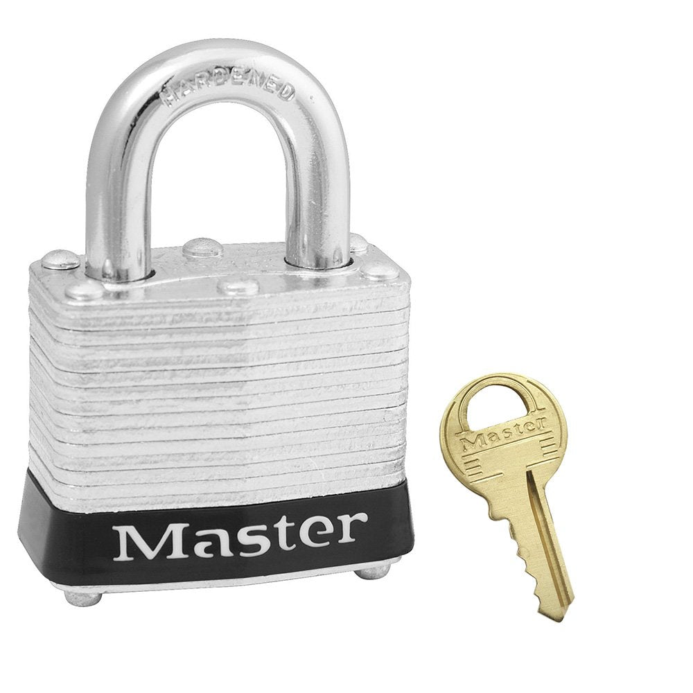 Master Lock Black Safety Lockout Padlock Keyed Diffe, 6/Box