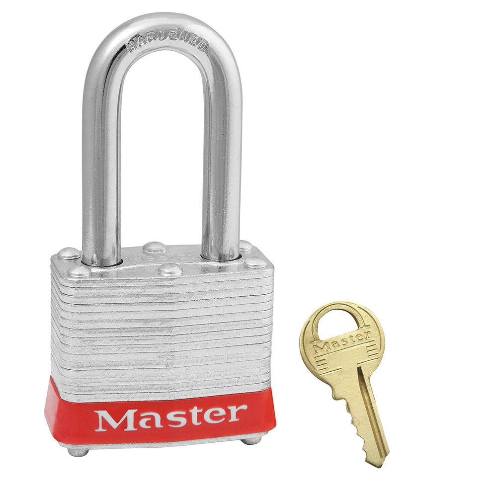 Master Lock Laminated Steel Safety Lockout Padlock 1-1/2" SH, 6/Box