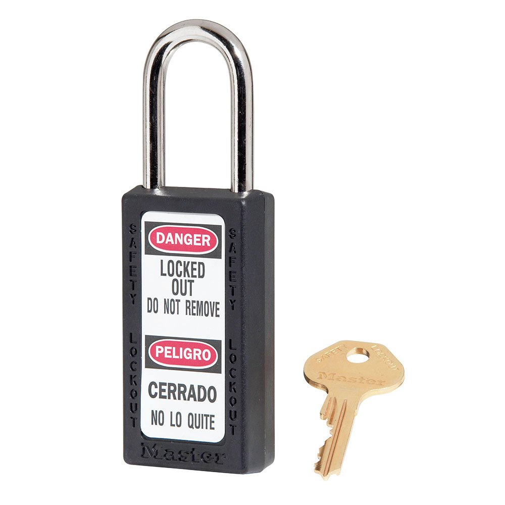 Master Lock 6 Pin Tumbler Padlock Keyed Diff. Safety Lock, 6/Box