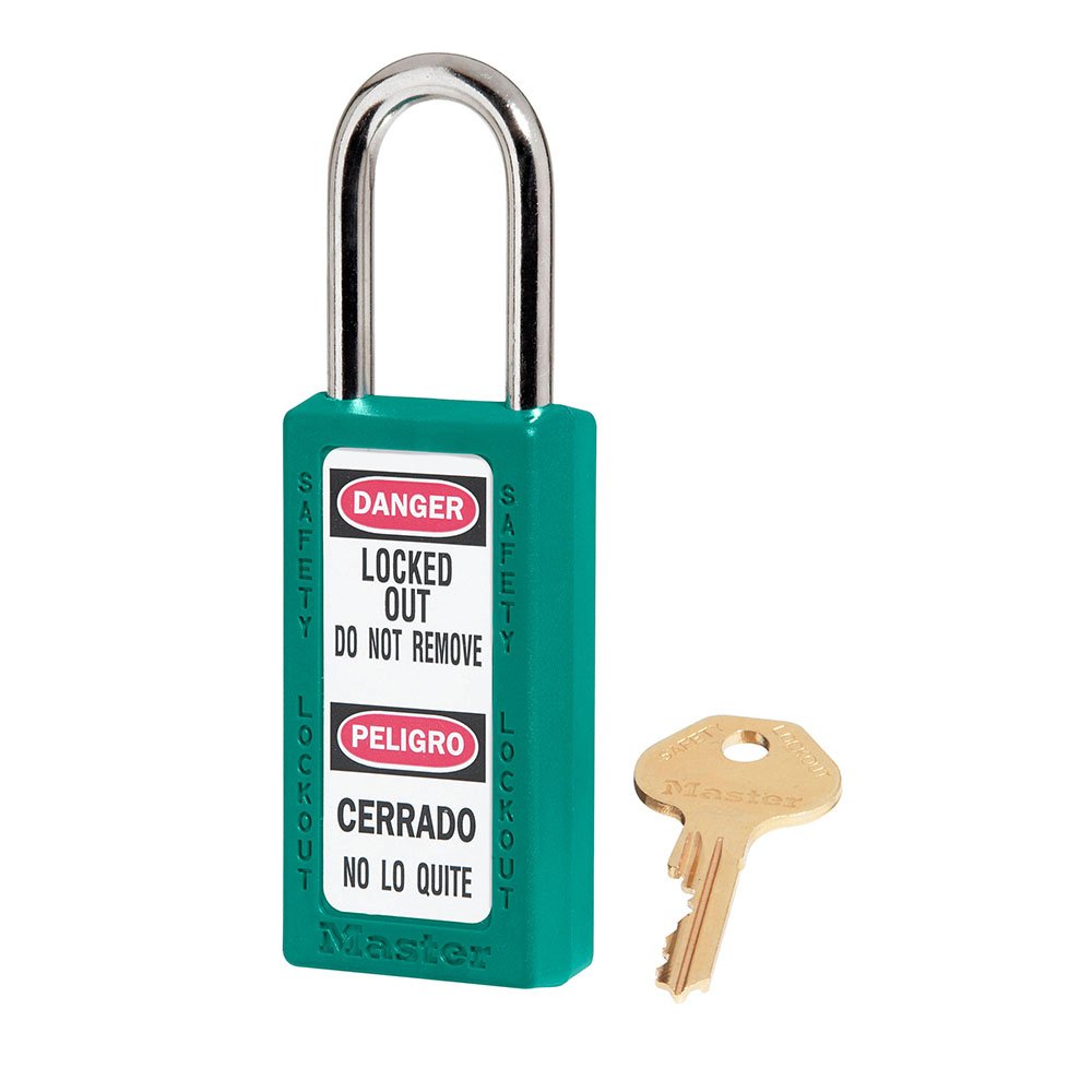 Master Lock 6 Pin Tumbler Padlock Keyed Diff. Safety Lock, 6/Box