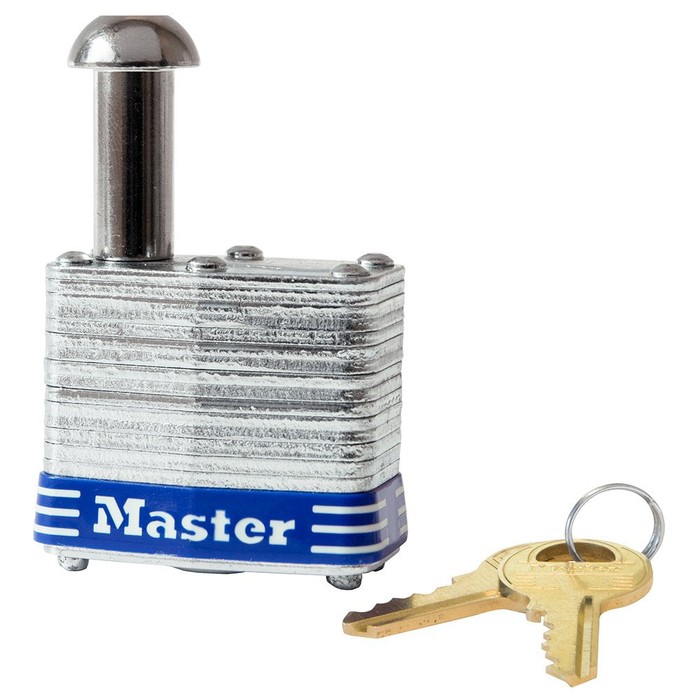 Master Lock 7/8" Long Shackle W/ 4 Pin Tumbler KD Vending, 6/Box