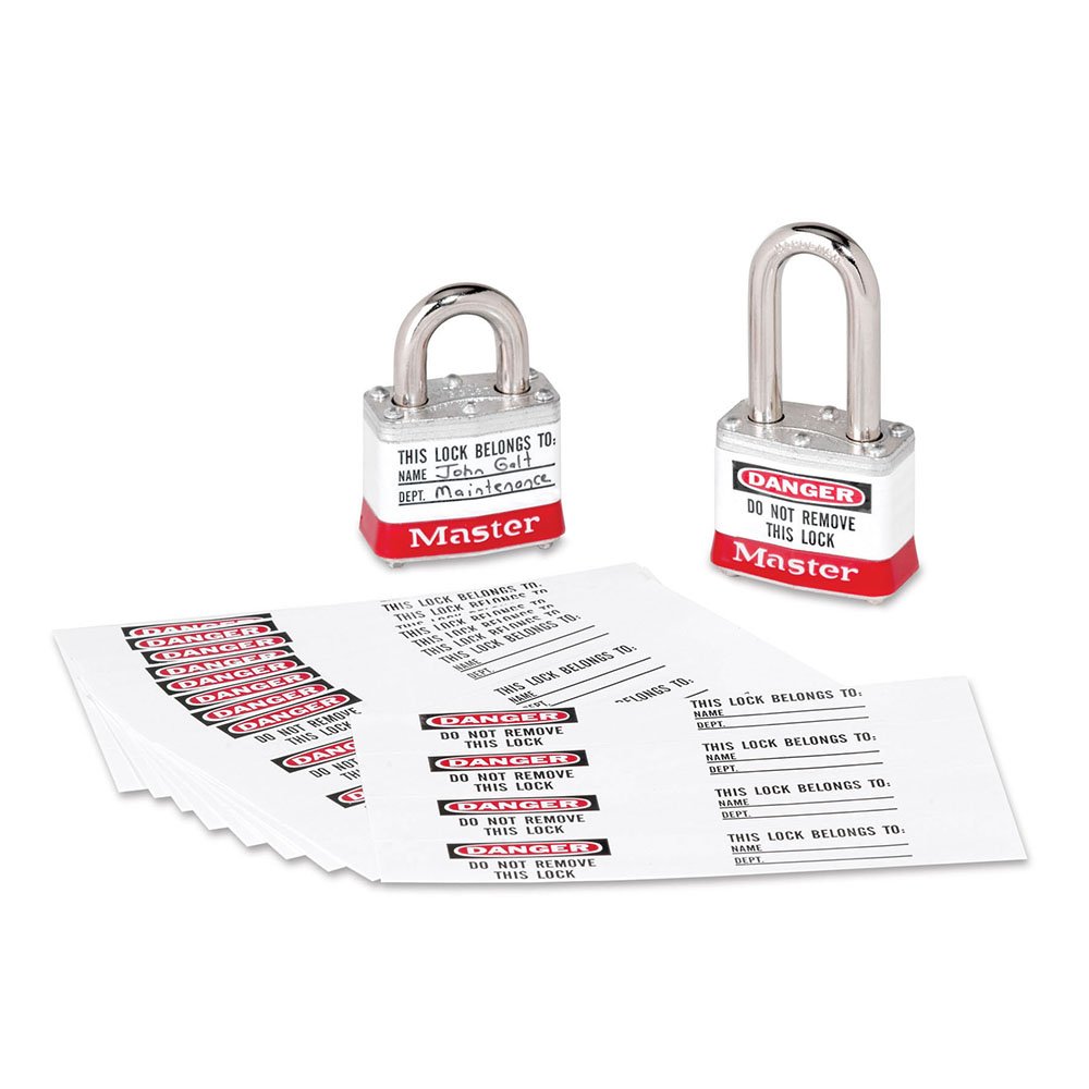 Master Lock Safety Series Padlock I.d. Labels (BAG/50) (Bag)