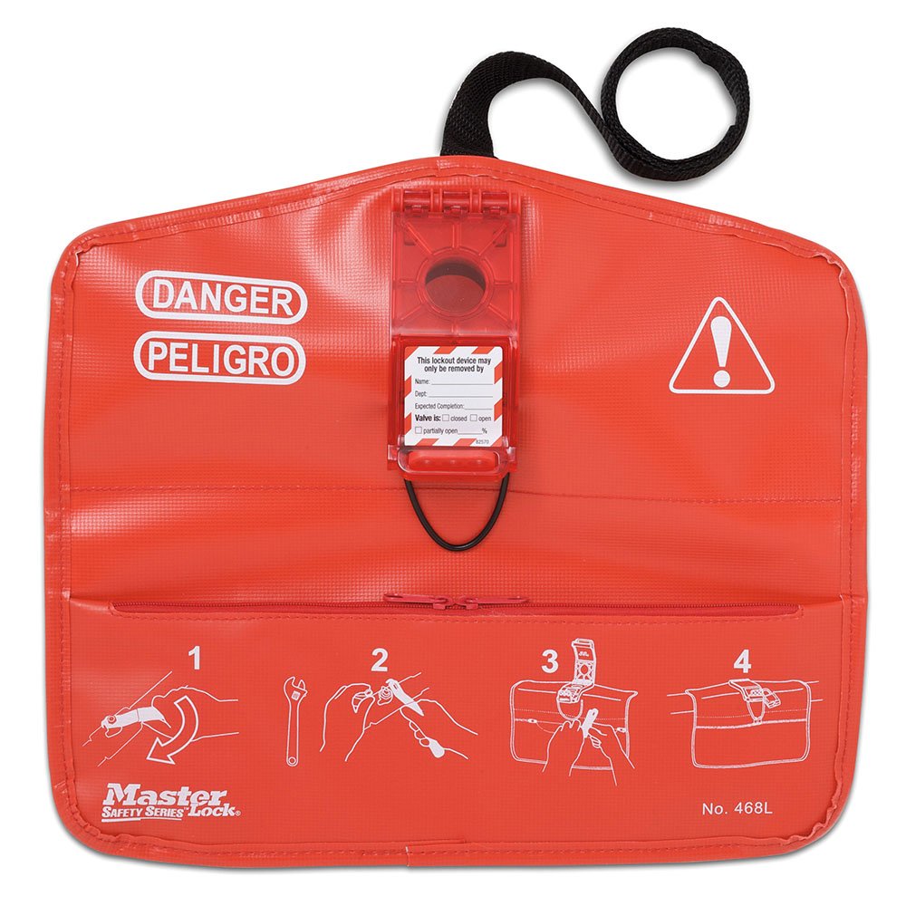 Master Lock Safety Series Seal Tightvalve Lockout, 6/Case